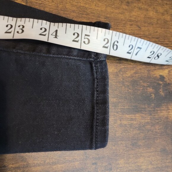 American Eagle Jean 4 S Jegging Curvy Highest Rise Next Level Stretch Black Wash - Picture 10 of 12